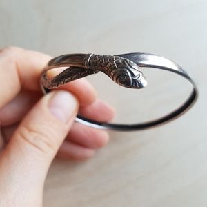 Adjustable snake bangle, snake bracelet